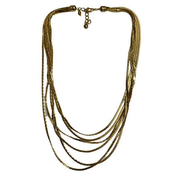 Vintage Anne Klein Multi-Strand Necklace - Picture 1 of 4